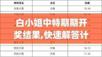 白小姐中特期期开奖结果,快速解答计划解析_4DM11.957