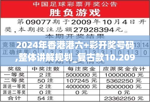 2024年香港港六+彩开奖号码,整体讲解规划_复古款10.209