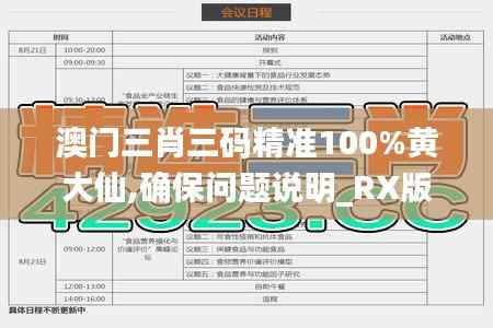 澳门三肖三码精准100%黄大仙,确保问题说明_RX版3.824