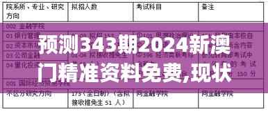 预测343期2024新澳门精准资料免费,现状分析解释定义_粉丝款4.290