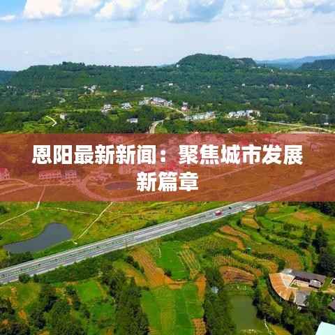 恩阳最新新闻：聚焦城市发展新篇章
