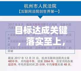 目标达成关键，落实至上，成果导向！