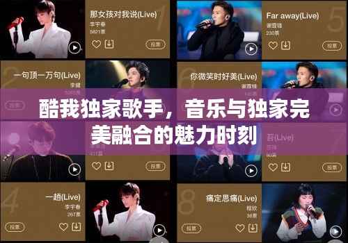 酷我独家歌手，音乐与独家完美融合的魅力时刻