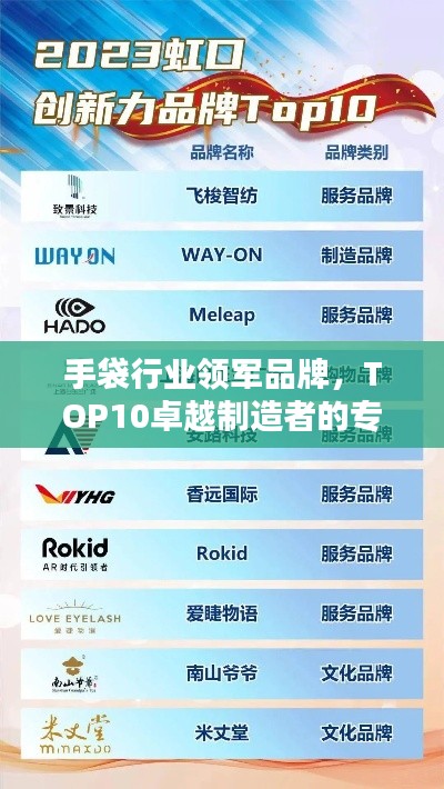 手袋行业领军品牌，TOP10卓越制造者的专注之路