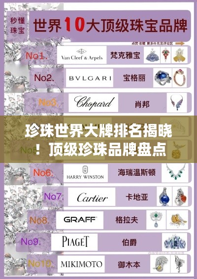 珍珠世界大牌排名揭晓！顶级珍珠品牌盘点